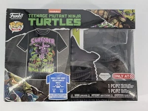 Funko Pop TMNT Shredder Diamond collection w/  Target Exclusive XL POP Tees - Picture 1 of 8