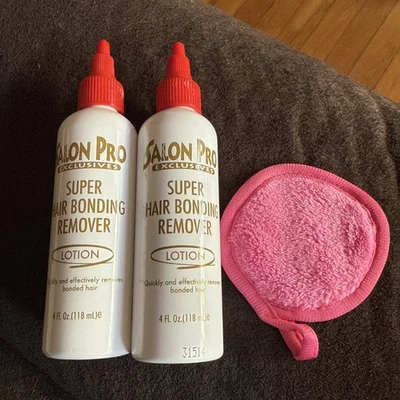 2 Pack Salon Pro Exclusives Professional Super Hair Bonding Remover Lotion 4oz - Image 1 of 2