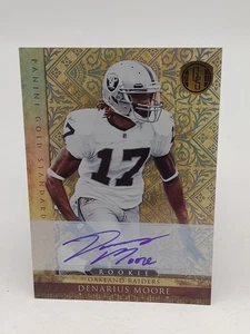2011 Panini Gold Standard Denarius Moore #179 Oakland Raiders RC Auto /499 WR - Bild 1 von 4