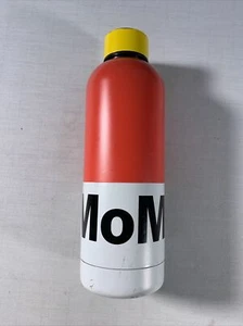 MOMA Museum Of Modern Art 18 Fl Oz  Metal Water Bottle New York Red White Yellow - Picture 1 of 7