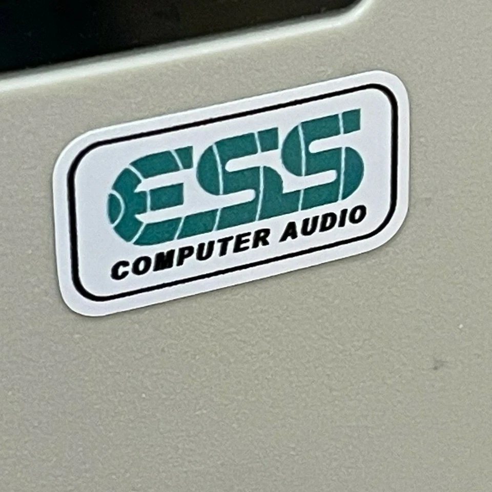 Retro Sound Card Sticker Badge ISA PCI Aureal Vortex 2 3D ESS Aztech PC Audio - Image 1 of 1