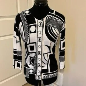 Berek VTG Cardigan Sweater with Beads and SequinsSnap Closure Front size medium - Picture 1 of 10
