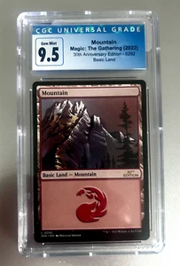 Mountain (292) - Modern Frame 30th Anniversary Edition - MTG - NM CGC 9.5 - Bild 1 von 1