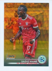 2022-23 Sadio Mane Topps Stadium Club Chrome Orange Wave Bayern Munich 23/25 - Picture 1 of 3