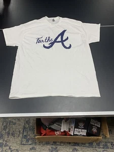 Atlanta Braves TShirt Adult XL White Chevrolet Chevy Trucks MLB Baseball Mens - Picture 1 of 7