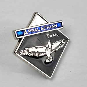 Vintage Appalachian Trail Pin Flying Eagle Hawk Bird Lapel Hat Pin Tie Tac - Picture 1 of 3