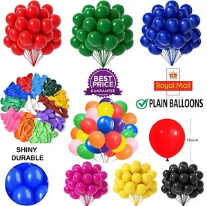 Merry Christmas Balloons Red & Green Xmas 12'' Balloon Latex Xmas Party Decor UK - Picture 1 of 14
