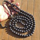 yusr muslim 13.5 mm 100 beads Black Prayer beads Yusr yemen coral  200gram