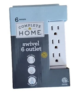 Living Solutions Swivel Outlet 6 Outlets 2 USB Ports For Charging - Photo 1 sur 3