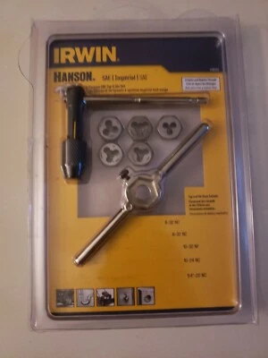 Irwin  Hanson 12-Piece SAE  All-Purpose Tap & Die Set #24605 NEW FREE SHIPPING - Image 1 of 4