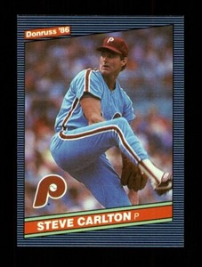 1986 DONRUSS #183 STEVE CARLTON - PHILADELPHIA PHILLIES HOF