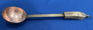 Vintage Copper Metal Ladle Long Handle Rustic Kitchen Decor - Picture 1 of 10