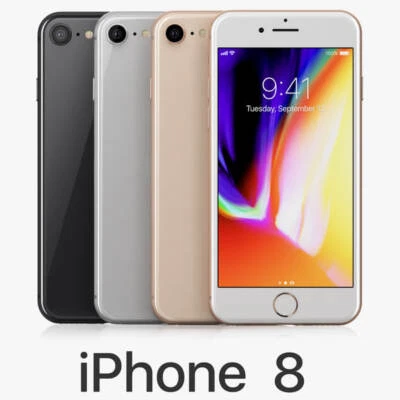 Apple iPhone 8 | 8 Plus 64GB 128GB 256GB GSM Desbloqueado T-Mobile ATT Metro Cricket Foto 1 de 3