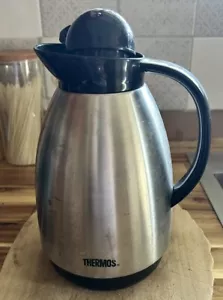 vintage Silver coffee thermos - Picture 1 of 5