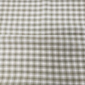 Woven Brown Gingham Plaid Checked Fabric 0.5 Yards 46.5 x 18.5 Inches Half Yard - Picture 1 of 2