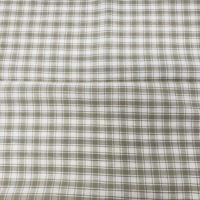 Woven Brown Gingham Plaid Checked Fabric 0.5 Yards 46.5 x 18.5 Inches Half Yard - Image 1 of 2