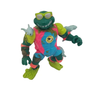 Figura TMNT Teenage Mutant Ninja Turtles Surfing Mike the Sewer Surfer 1990 Foto 1 de 4
