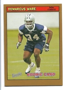2005 Bazooka Gold #214 DeMarcus Ware Rookie Dallas Cowboys RC - Bild 1 von 2