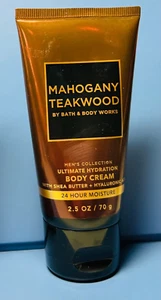 *NEW* MEN'S MAHOGANY TEAKWOOD ~ TRAVEL BODY CREAM ~ Bath & Body Works - Picture 1 of 1