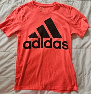 Children's Adidas Orange TShirt/ US Size M 10/12/ Children's Apparel/ Activewear - Picture 1 of 4