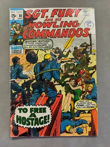 Sgt Fury And His Howling Commandos #80 Marvel Comics, 1970, FREE UK POSTAGE - Picture 1 of 8