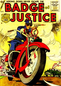 Distintivo di Giustizia #2 1955 - Poster copertina fumetto - Foto 1 di 1