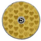 Freestyle Libre 2 Sticker. Gold Twinkle Hearts (Metallic)