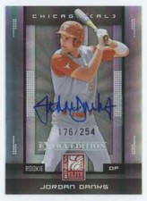 2008 Donruss Elite Extra Edition Signature Aspirations Jordan Danks Auto 176/254
