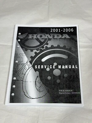Manual de reparación de taller de servicio impreso Honda TRX300EX TRX300 2001-2006 Sportrax 300 Foto 1 de 3