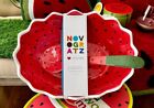 Novogratz Watermelon Melamine Salad Serving Bowl 3 Pc Set 14” X 10” NWT