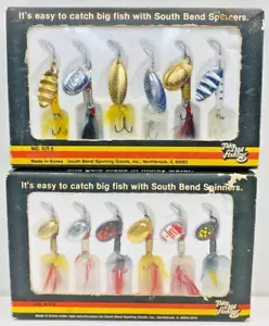 Vintage Pair Of South Bend Lunker Spinner Kits #5 & #8 Bundle. - Picture 1 of 12