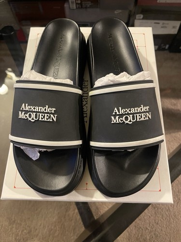 Alexander McQueen diapositive oversize 42 9 nuove con scatola