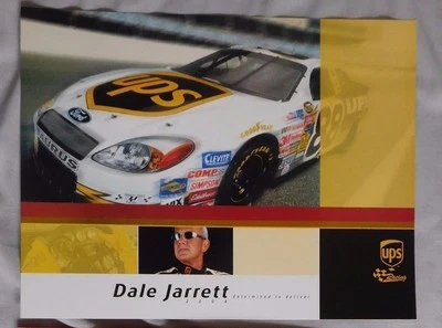 DALE JARRETT #88 UPS RACING 8.5x11 Photo Card - Image 1 of 2