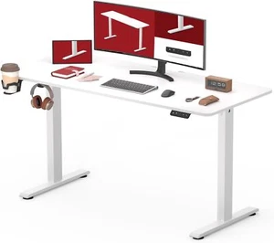 SANODESK Höhenverstellbarer Schreibtisch komplette Tischplatte Schreibtisch - Bild 1 von 8