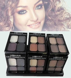 New 4 Colours Matte Eyeshadow Palette Professional Makeup Set USHAS Shimmer Set - Picture 1 of 4