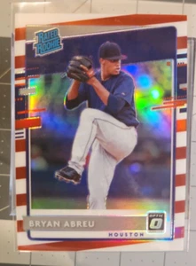 Bryan Abreu Clasificado Novato 8/45, 2020 Panini Donruss #31 Prizm, Óptica - Imagen 1 de 12