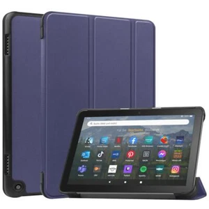 Hybrid Case For Amazon Fire HD 8 / 8 Plus 10th 12th Flip Stand Smart Book Cover - Picture 1 of 34
