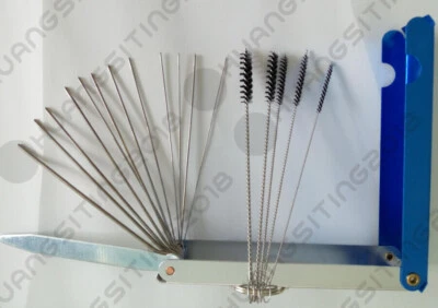 Carburetor Carbon Deposit Jet Cleaning Needles Brushes Tools Kits For Kawasaki Foto 1 de 4