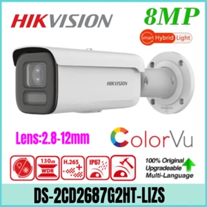 Hikvision DS-2CD2687G2HT-LIZS 8MP Smart Hybrid Light ColorVu Bullet IP Camera UK - Picture 1 of 9