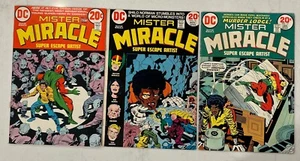 Mister Miracle Set Of 3,  #15, 16, & 17. Bronze Age 1973. 20 Cent Covers! 1973 - Picture 1 of 20