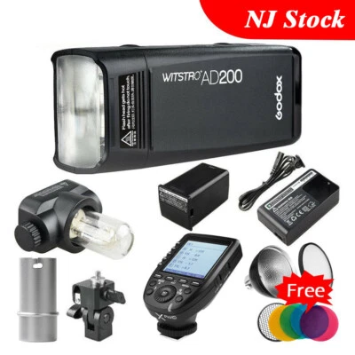 US Godox AD200 2.4G TTL HSS Flash Speedlite XPro Trigger For Canon Nikon Sony - Image 1 of 4