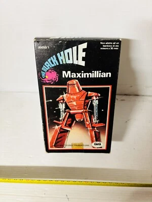 BLACK HOLE MEGO ROBOT MAXIMILLIAN NUEVO SELLADO SIN ABRIR, VINTAGE RARO!! - Imagen 1 de 4