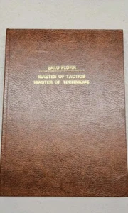 SALO FLOHR MASTER OF TACTICS MASTER OF TECHNIQUE By Jimmy Adams (1985) Like New - Picture 1 of 12
