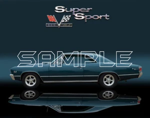 1967 Chevelle SS396 Print - Imagen 1 de 1
