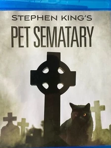 PET SEMATARY (1989 Horror) - BLURAY AS NEW! Cemetery *Region A* B27 - Picture 1 of 2