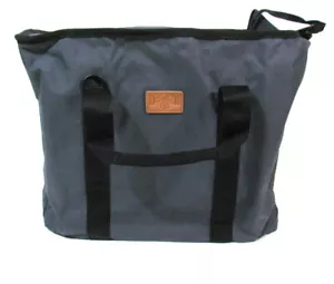 NUOVA BORSA TOTE IN TELA DULUTH TRADING CO grigio scuro grande - Foto 1 di 5
