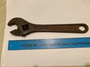 MADE IN USA - VINTAGE - RARE - HARROLDS 10" ADJUSTABLE WRENCH - FREE SHIP - Picture 1 of 10