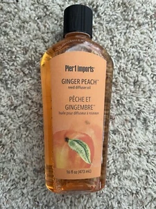 Brand New Never Opened PIER 1 Imports Ginger Peach Reed Diffuser Oil 16 Fl Oz - Picture 1 of 3