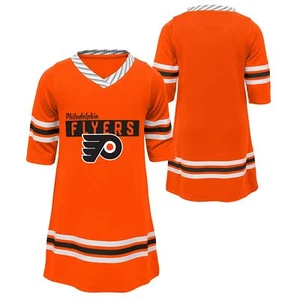 Outerstuff NHL Little Girls (4-6X) Philadelphia Flyers Sassy Skater Tunic - Picture 1 of 6