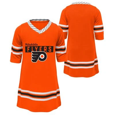 Outerstuff NHL Little Girls (4-6X) Philadelphia Flyers Sassy Skater Tunic - Image 1 of 3